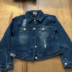 Children's Distressed Blue Denim Jacket